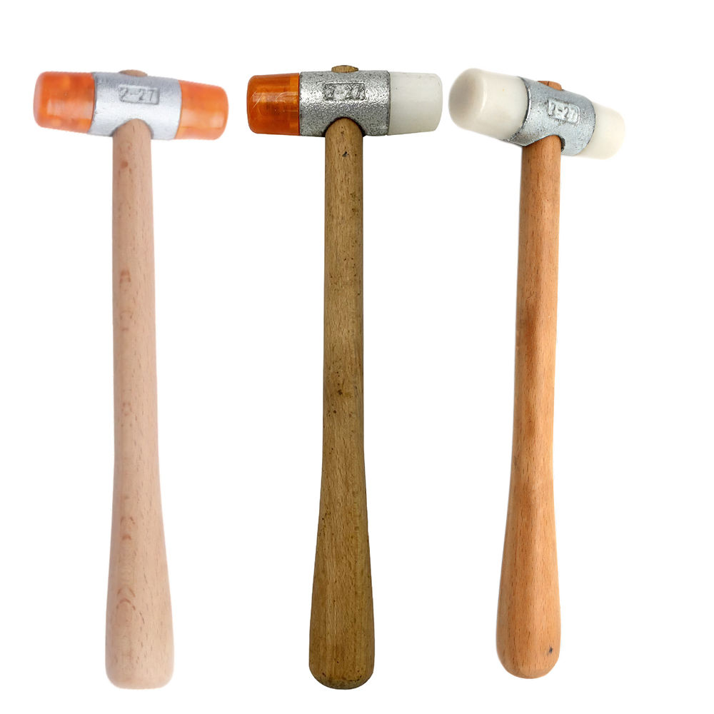 Leatherwork Vise - Double-Face NYLON Mallet ค้อนไม้ Handle เครื่องประดับ