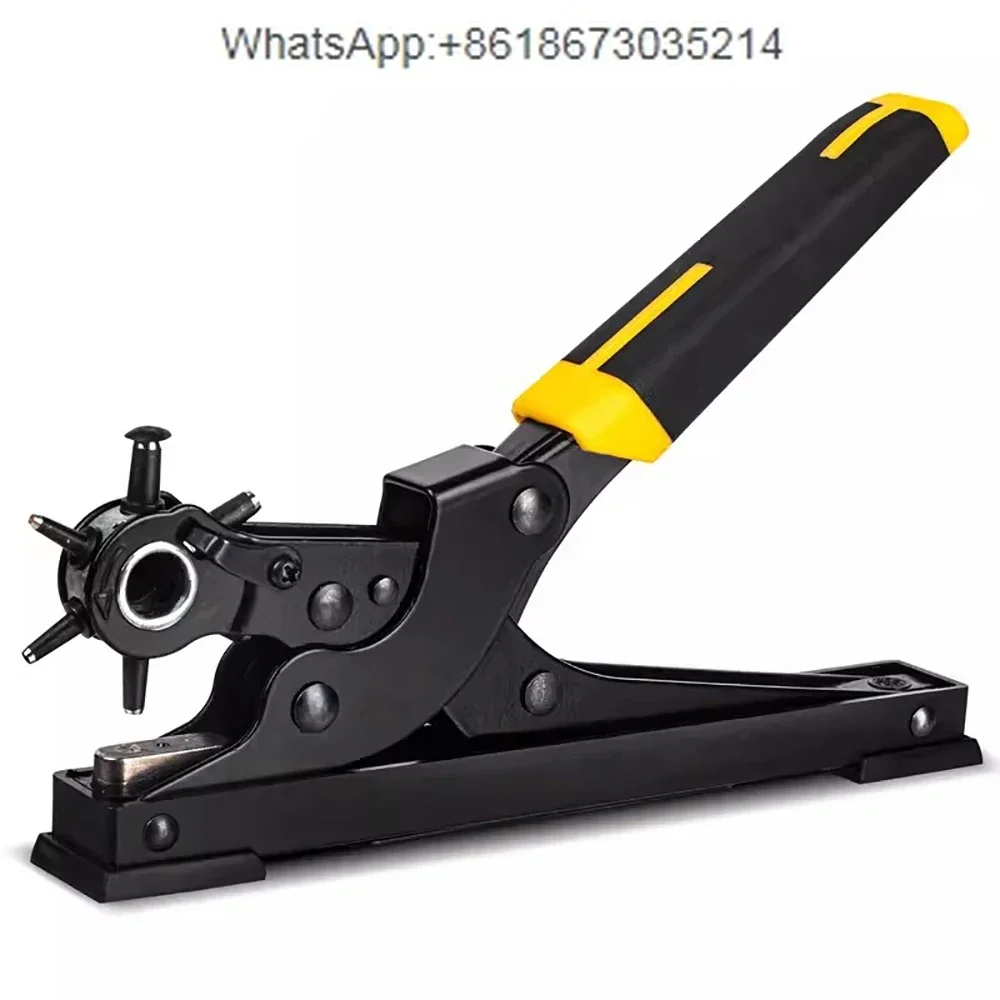 Leather Punch Revolving - เครื่องเจาะรูหนังแบบหมุน แข็งแรงทนทาน สำหรับงาน DIY งานหนัง เจาะสายนาฬิกาและสายรัดต่างๆ