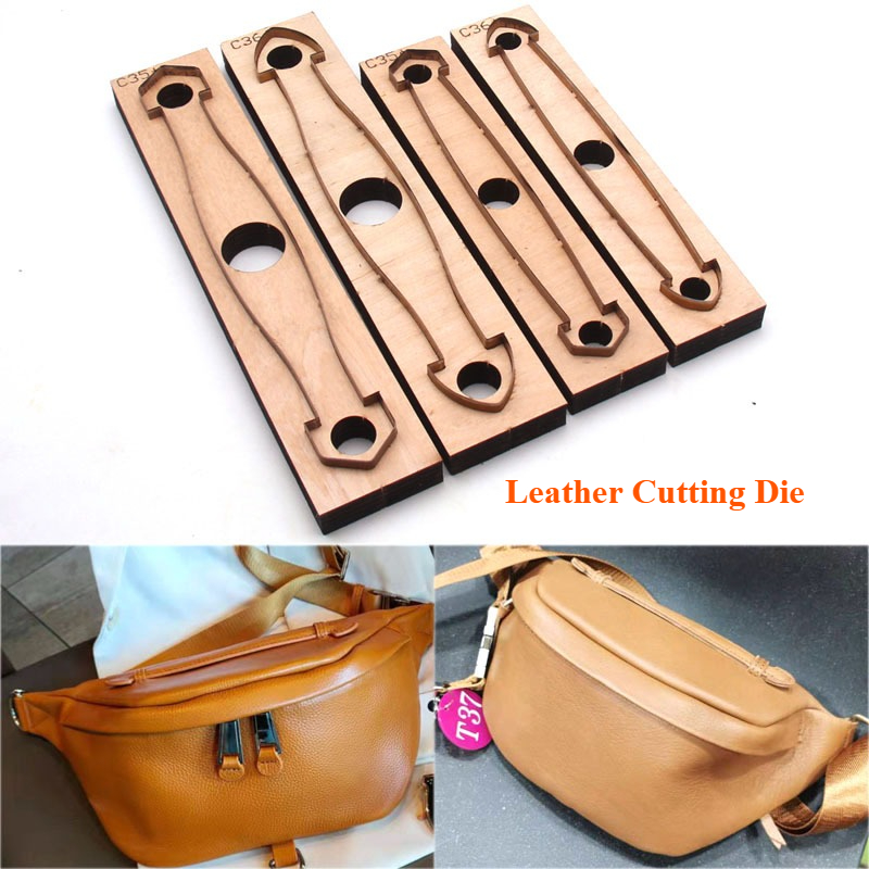 Leatherwork Templates - แม่พิมพ์ตัดหนังรูปทรงด้ามจับ, แม่พิมพ์งานหนังทำมือ DIY, แม่แบบเครื่องมือทำงานหนัง