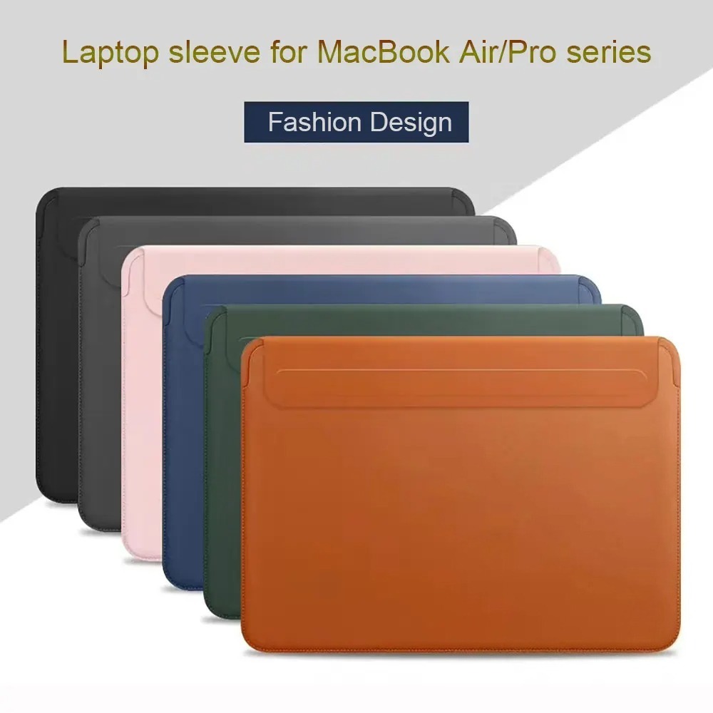 Leather Work Laptop Bag - กระเป๋าใส่แล็ปท็อปแบบใหม่สำหรับ MacBook Air 13 รุ่น A2337