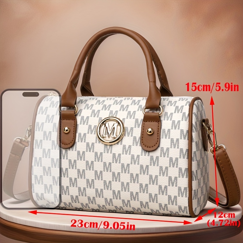 กระเป๋าสะพายไหล่ตัวอักษรผู้หญิ - Leatherwork Logo บทวิจารณ์และราคา