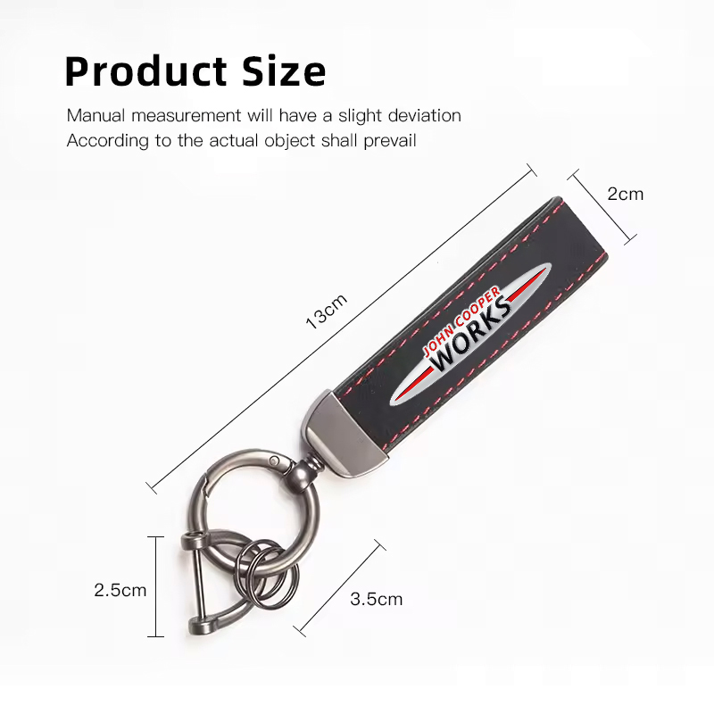 พวงกุญแจโลโก้รถยนต์มินิ วอร์คส - Leatherwork Logo บทวิจารณ์และราคา