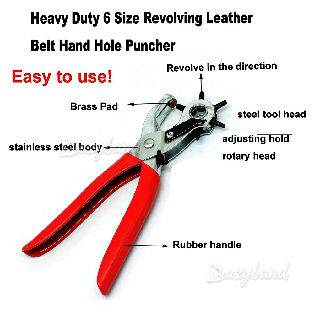 เครื่องเจาะรูหนังอเนกประสงค์ ส - Leather Punch Revolving บทวิจารณ์และราคา