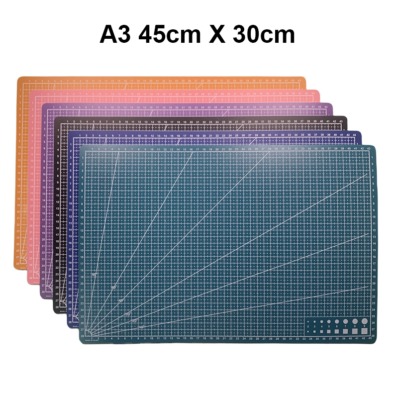 แผ่นรองตัด A3 พร้อมมีดแกะสลัก/ - Leatherwork Ruler บทวิจารณ์และราคา