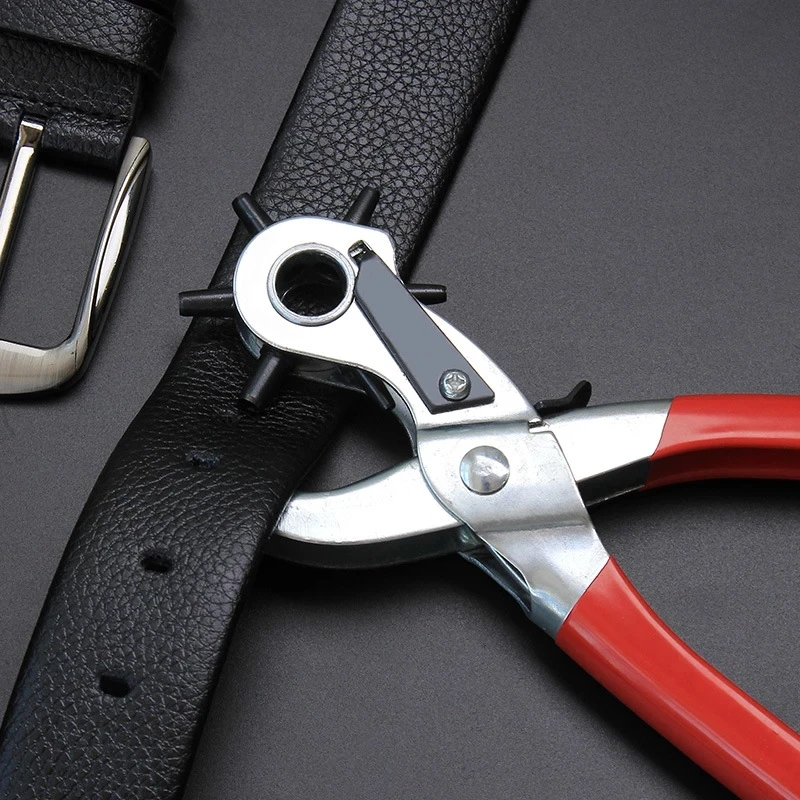 เครื่องเจาะตาไก่แบบหมุนคีมเจาะ - Leather Punch Revolving บทวิจารณ์และราคา