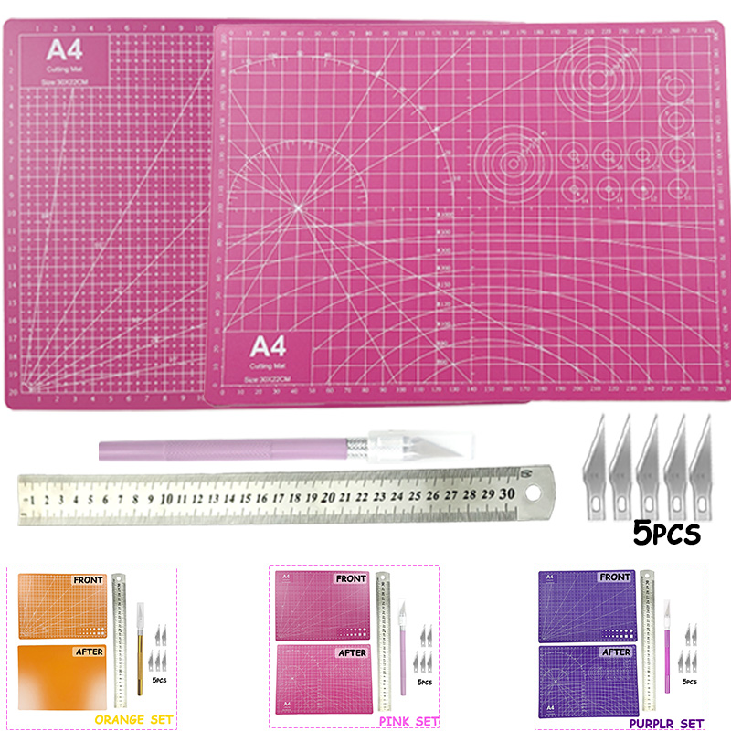 ชุดแผ่นรองตัด PVC ขนาด A4, อุป - Leatherwork Ruler บทวิจารณ์และราคา