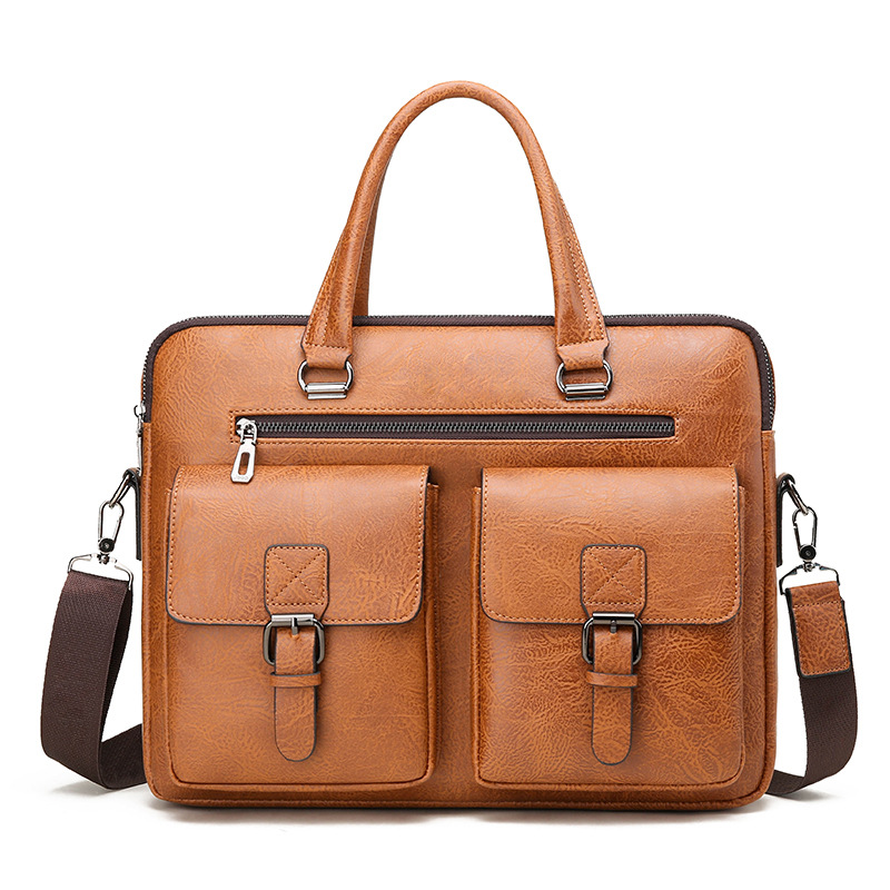 กระเป๋าใส่เอกสารทางธุรกิจของผู - Leather Work Bag บทวิจารณ์และราคา