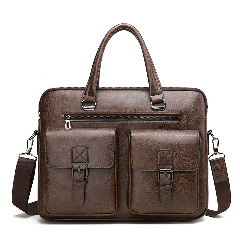 กระเป๋าใส่เอกสารทางธุรกิจของผู - Leather Work Bag บทวิจารณ์และราคา
