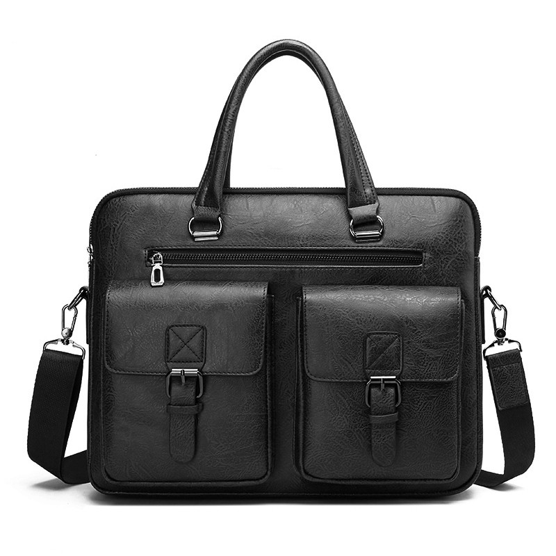 กระเป๋าใส่เอกสารทางธุรกิจของผู - Leather Work Bag บทวิจารณ์และราคา