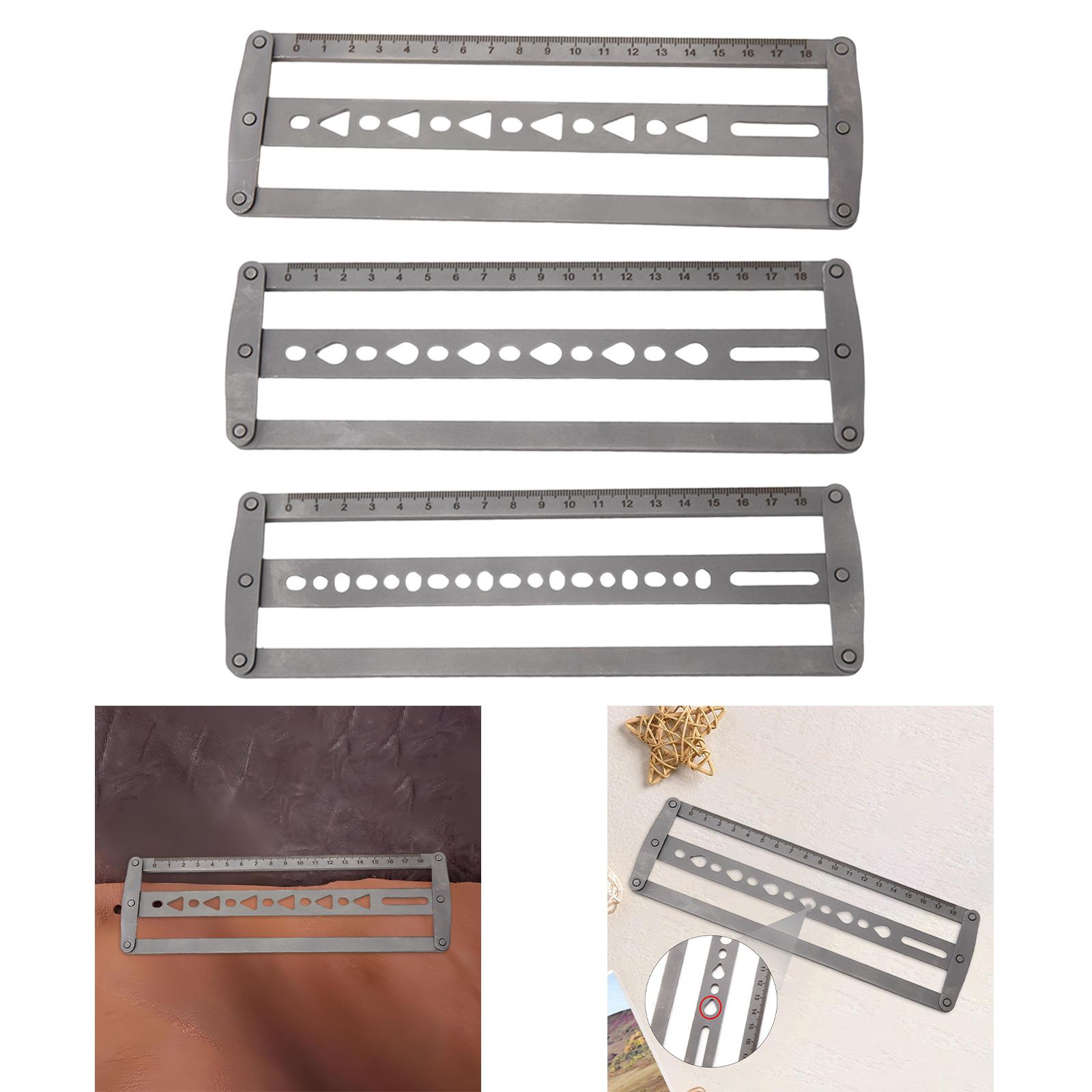 ไม้บรรทัดวัดตำแหน่งแบบปรับได้ส - Leatherwork Ruler บทวิจารณ์และราคา