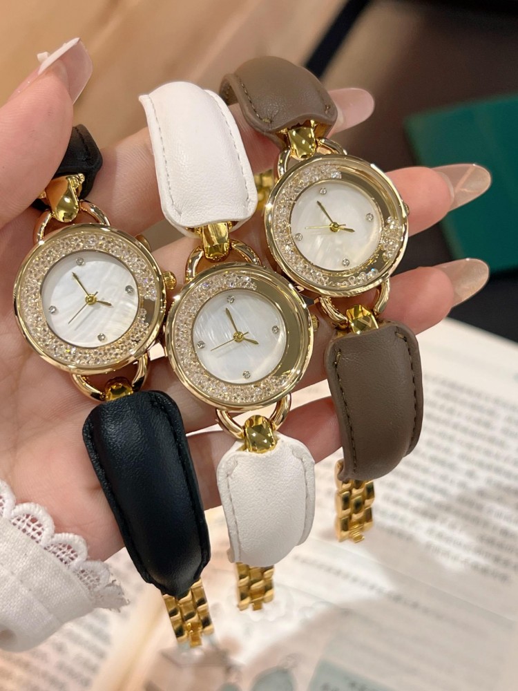 นาฬิกาข้อมือผู้หญิงดีไซน์หรูหร - Leatherwork Ideas บทวิจารณ์และราคา