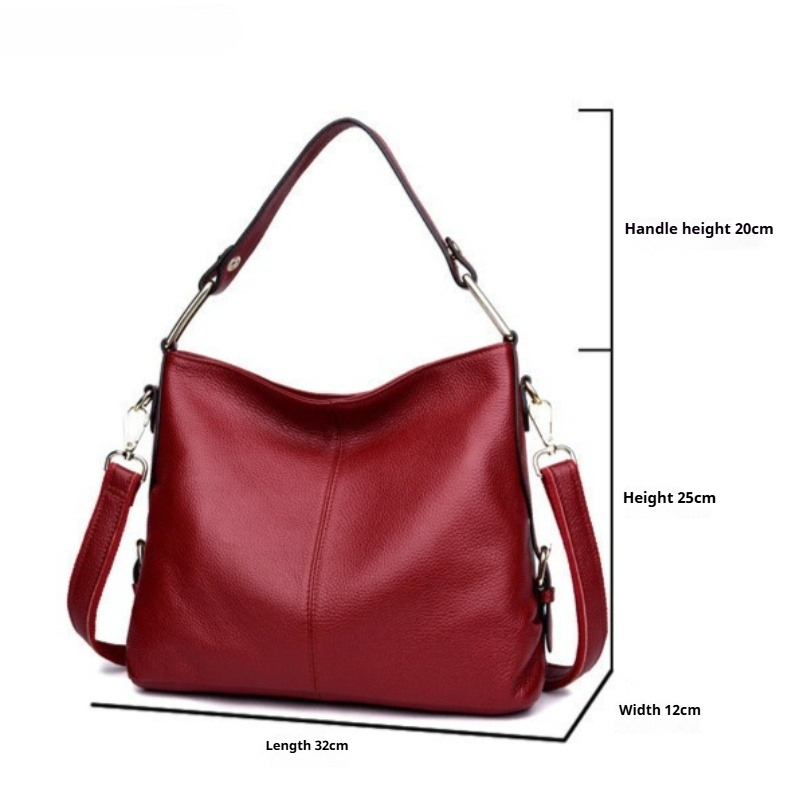กระเป๋าสะพายไหล่หนังแท้สำหรับผ - Leatherwork Logo บทวิจารณ์และราคา