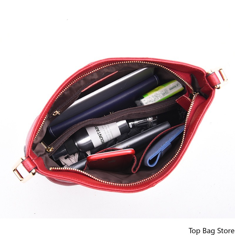 กระเป๋าสะพายไหล่หนังแท้สำหรับผ - Leatherwork Logo บทวิจารณ์และราคา