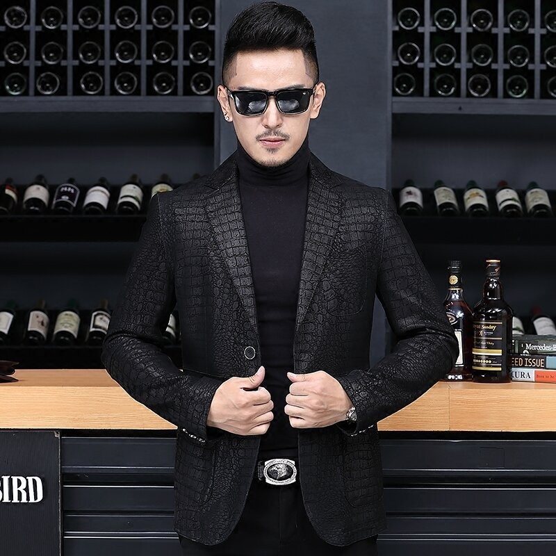 ฤดูใบไม้ร่วงผู้ชายหนังแกะหนังแ - Leather Work Jacket Mens บทวิจารณ์และราคา