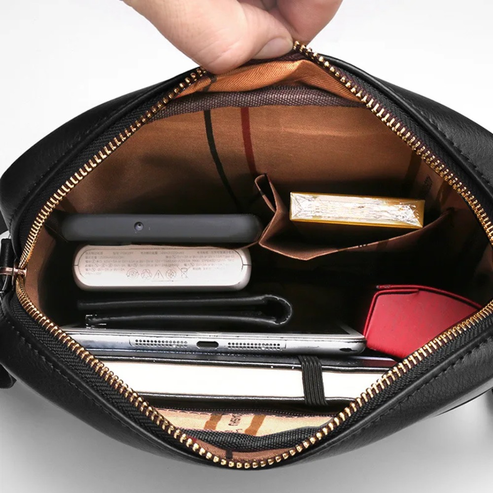 กระเป๋าสะพายไหล่เดี่ยวผู้ชายหน - Leather Work Laptop Bag บทวิจารณ์และราคา