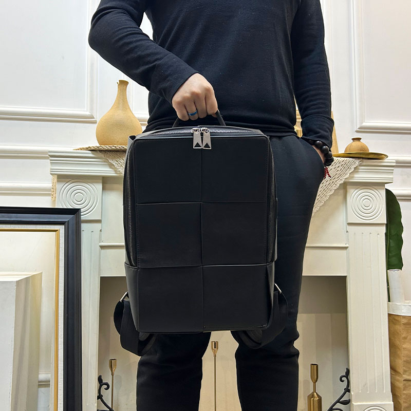 กระเป๋าเป้สะพายหลังหนังทอขนาดใ - Leather Work Bag บทวิจารณ์และราคา
