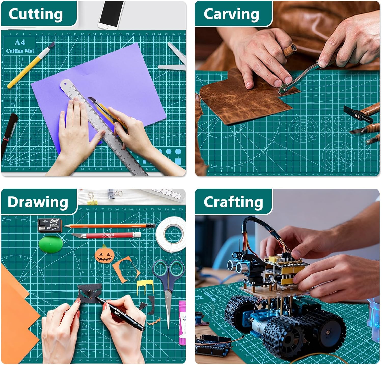 แผ่นรองตัดเย็บผ้า แผ่นรองตัดหน - Leatherwork Vise บทวิจารณ์และราคา