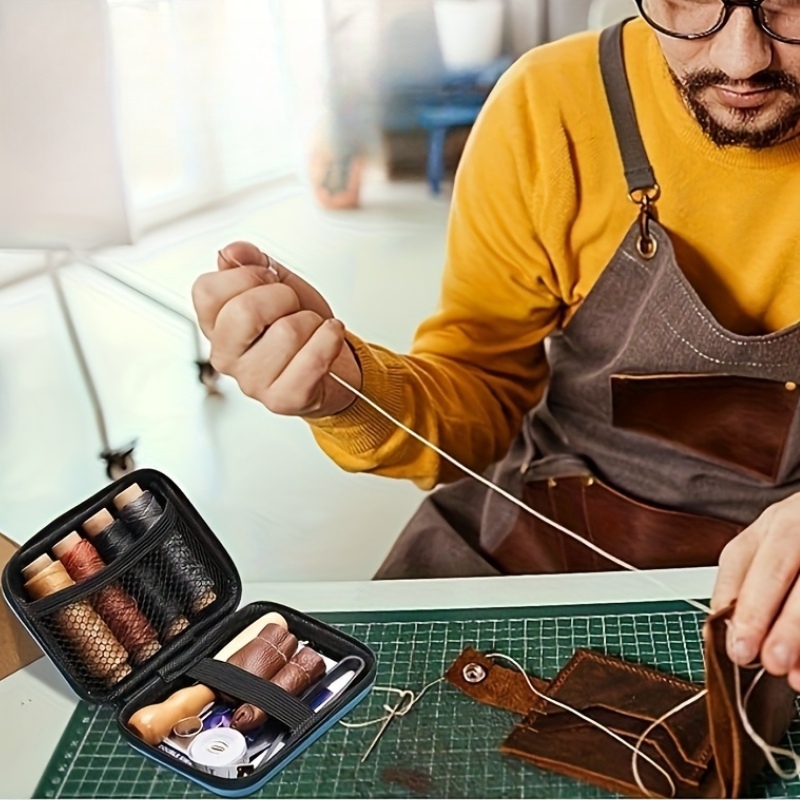 [ชุดทํางานหนัง] ชุดเย็บผ้าหนัง - Leather Work Organiser บทวิจารณ์และราคา