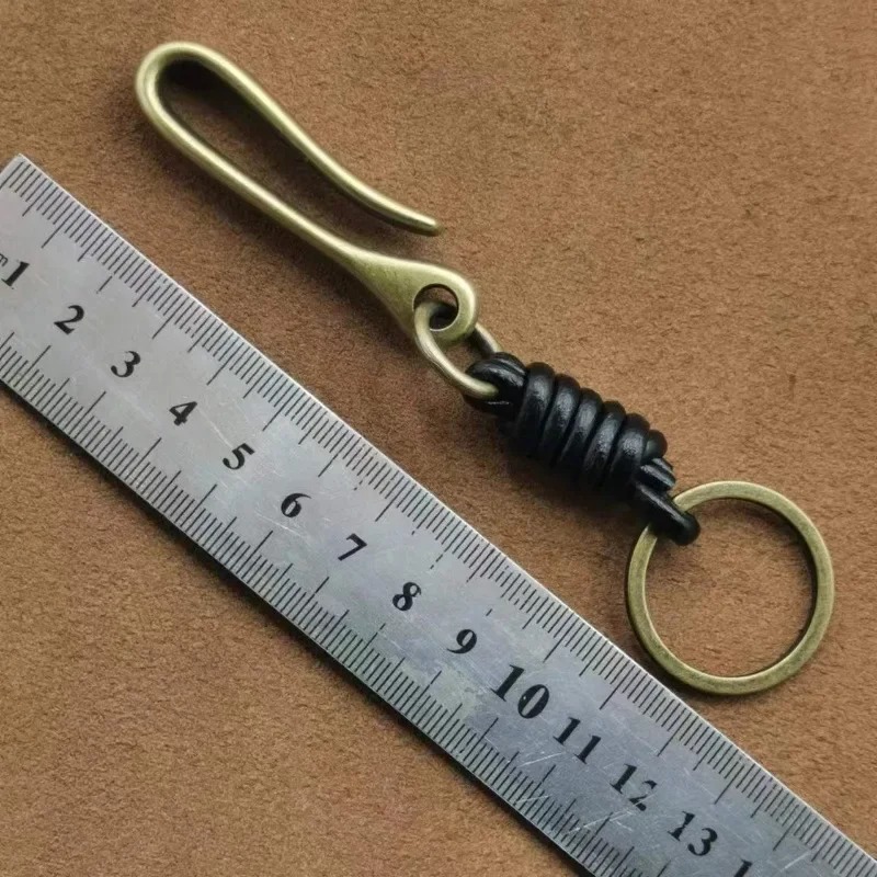 Handทอหนังแท้แหวนผู้ชายแฟชั่นB - Leatherwork Ruler บทวิจารณ์และราคา