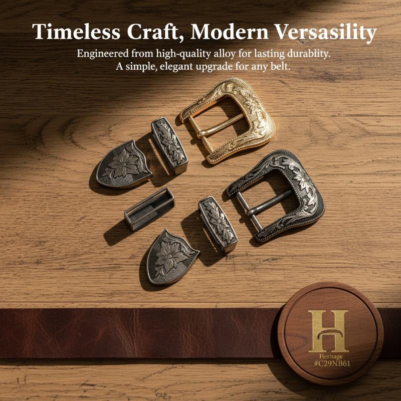 หัวเข็มขัดโลหะลายดอกไม้สไตล์วิ - Leatherworking Classic บทวิจารณ์และราคา