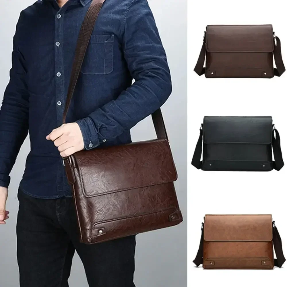 กระเป๋าเอกสารสำหรับผู้ชายกระเป - Leather Work Laptop Bag บทวิจารณ์และราคา