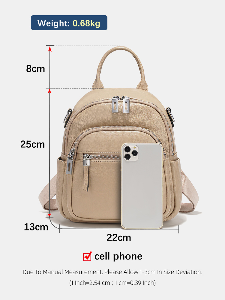 เซนซีกระเป๋าเป้สะพายหลังหนังแท - Leather Work Bag บทวิจารณ์และราคา