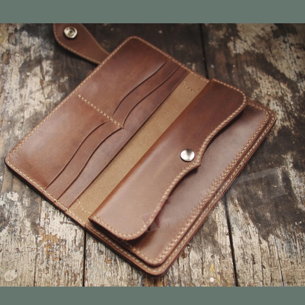 กระเป๋าเงินแบบวินเทจขนาด20x9x2 - Leatherwork Templates บทวิจารณ์และราคา