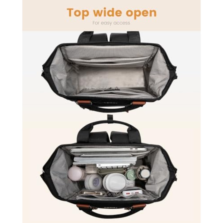 กระเป๋าเป้สะพายหลังสำหรับผู้หญ - Leather Work Bag บทวิจารณ์และราคา