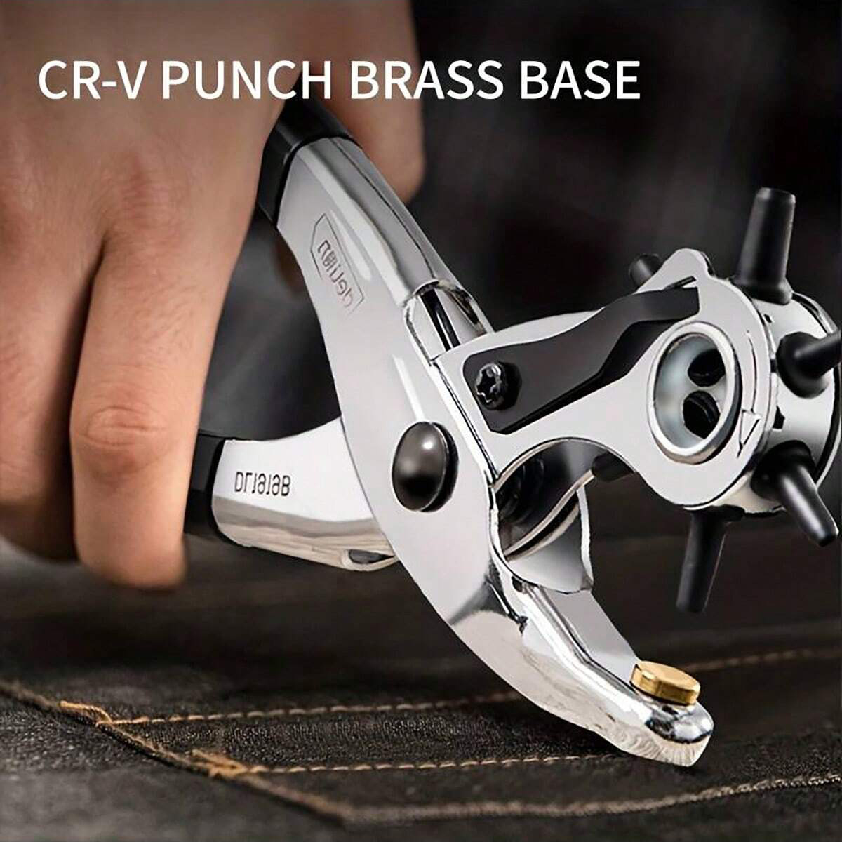 คีมเจาะรูเข็มขัดหนัง 1 ชิ้น เค - Leather Punch Revolving บทวิจารณ์และราคา