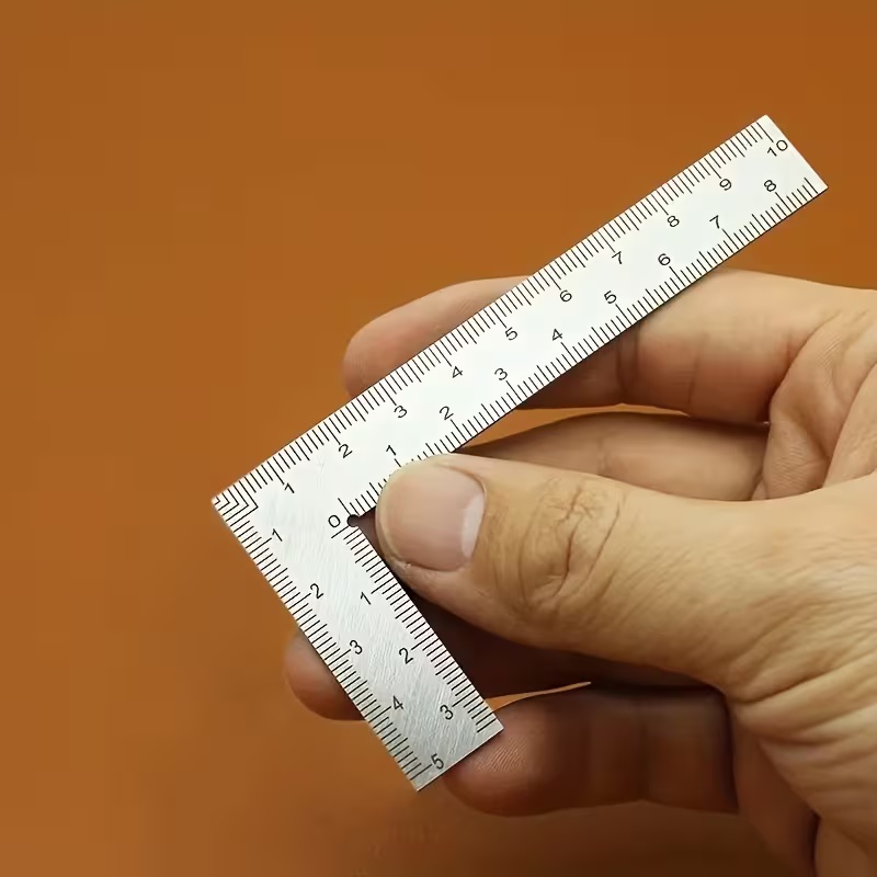 ไม้บรรทัดสแตนเลสรูปตัว L ขนาดเ - Leatherwork Ruler บทวิจารณ์และราคา
