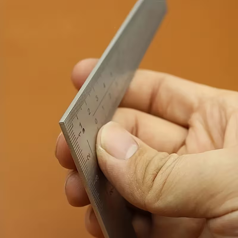 ไม้บรรทัดสแตนเลสรูปตัว L ขนาดเ - Leatherwork Ruler บทวิจารณ์และราคา