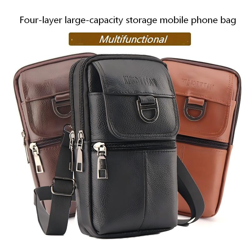 กระเป๋าคาดเอวหนังสำหรับผู้ชาย  - Leather Work Bag บทวิจารณ์และราคา