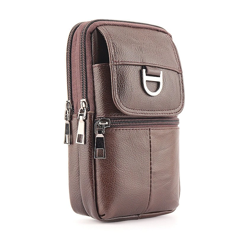 กระเป๋าคาดเอวหนังสำหรับผู้ชาย  - Leather Work Bag บทวิจารณ์และราคา