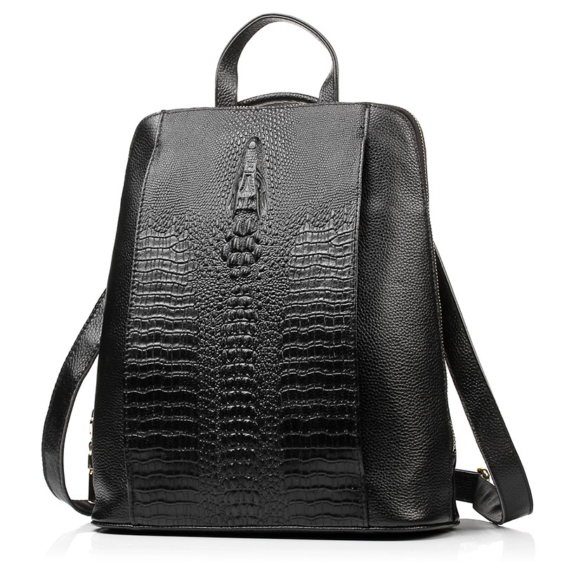 กระเป๋าเป้สะพายหลังหนังจระเข้ส - Leather Work Bag บทวิจารณ์และราคา